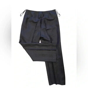Evan  Picone Petite Black Ramie Trousers Size 12P